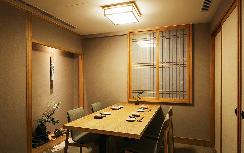 鄭州谷川日式禪意餐廳裝修公司設計案例