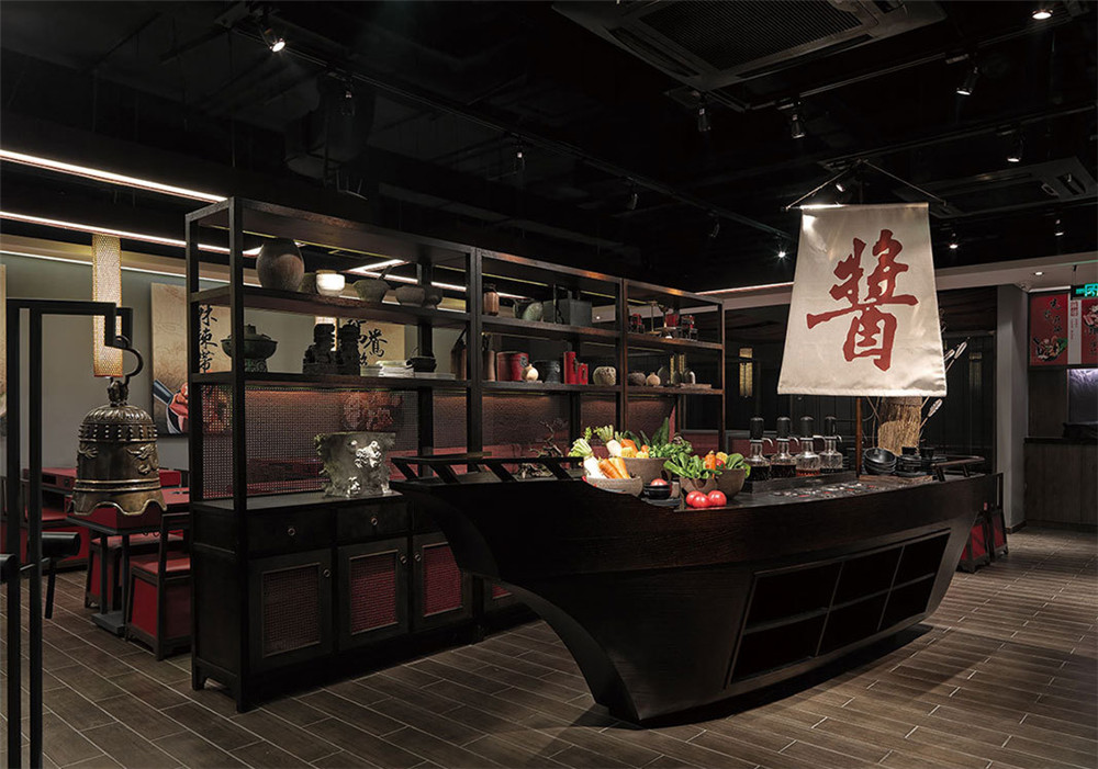 鄭州三國主題火鍋店裝修公司設(shè)計(jì)案例