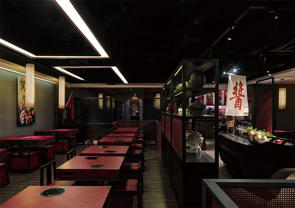 鄭州三國主題火鍋店裝修公司設(shè)計(jì)案例