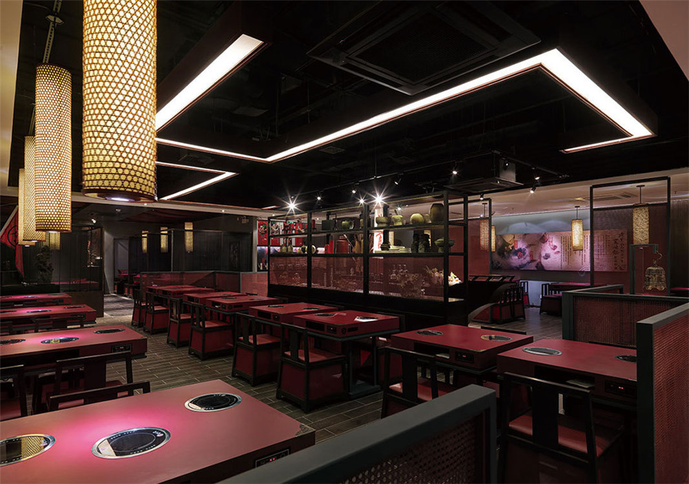 鄭州三國主題火鍋店裝修公司設(shè)計(jì)案例