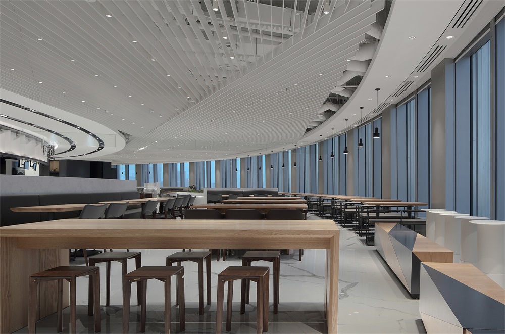 鄭州員工餐廳設計公司OPPO“春筍”餐廳裝修案例(圖19)