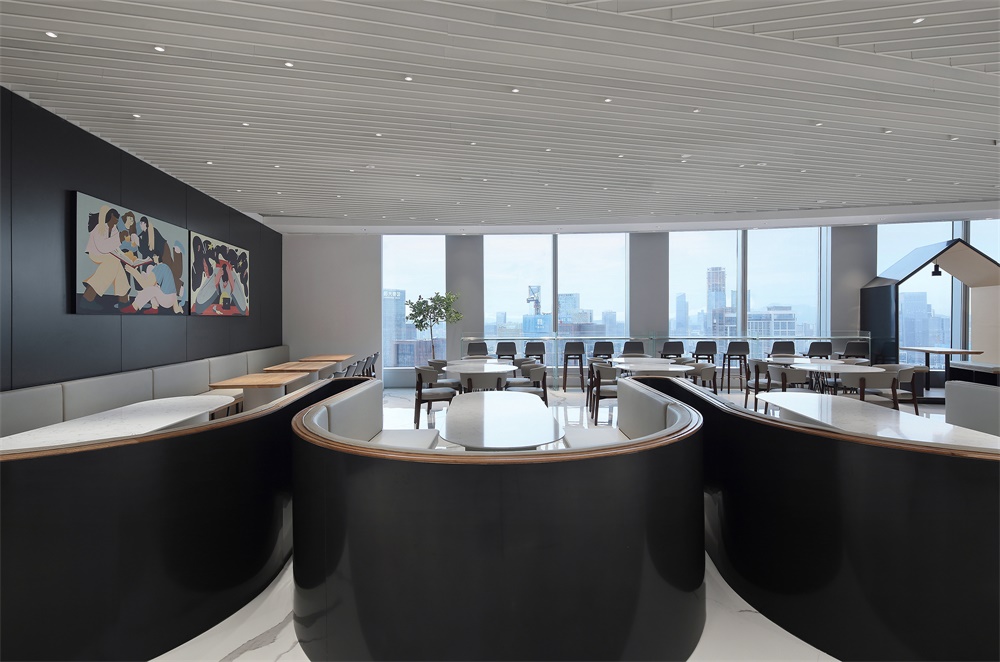 鄭州員工餐廳設計公司OPPO“春筍”餐廳裝修案例(圖24)