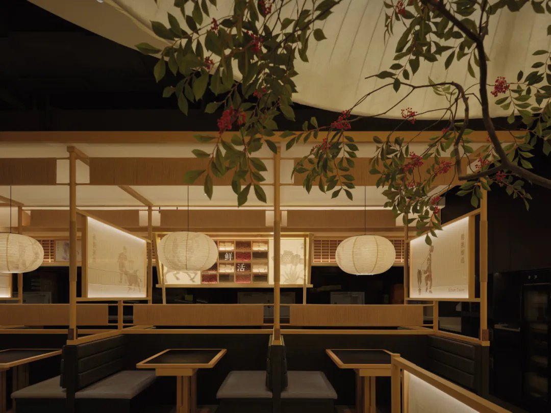 鄭州金博大推薦太二·酸菜魚(yú)5.0版餐飲門(mén)店裝修設(shè)計(jì)(圖7)