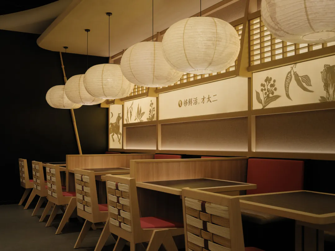 鄭州金博大推薦太二·酸菜魚(yú)5.0版餐飲門(mén)店裝修設(shè)計(jì)(圖10)