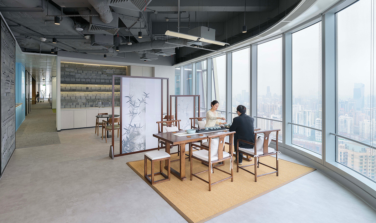海派摩登  跨國物流公司時(shí)尚辦公室裝修設(shè)計(jì)(圖10)